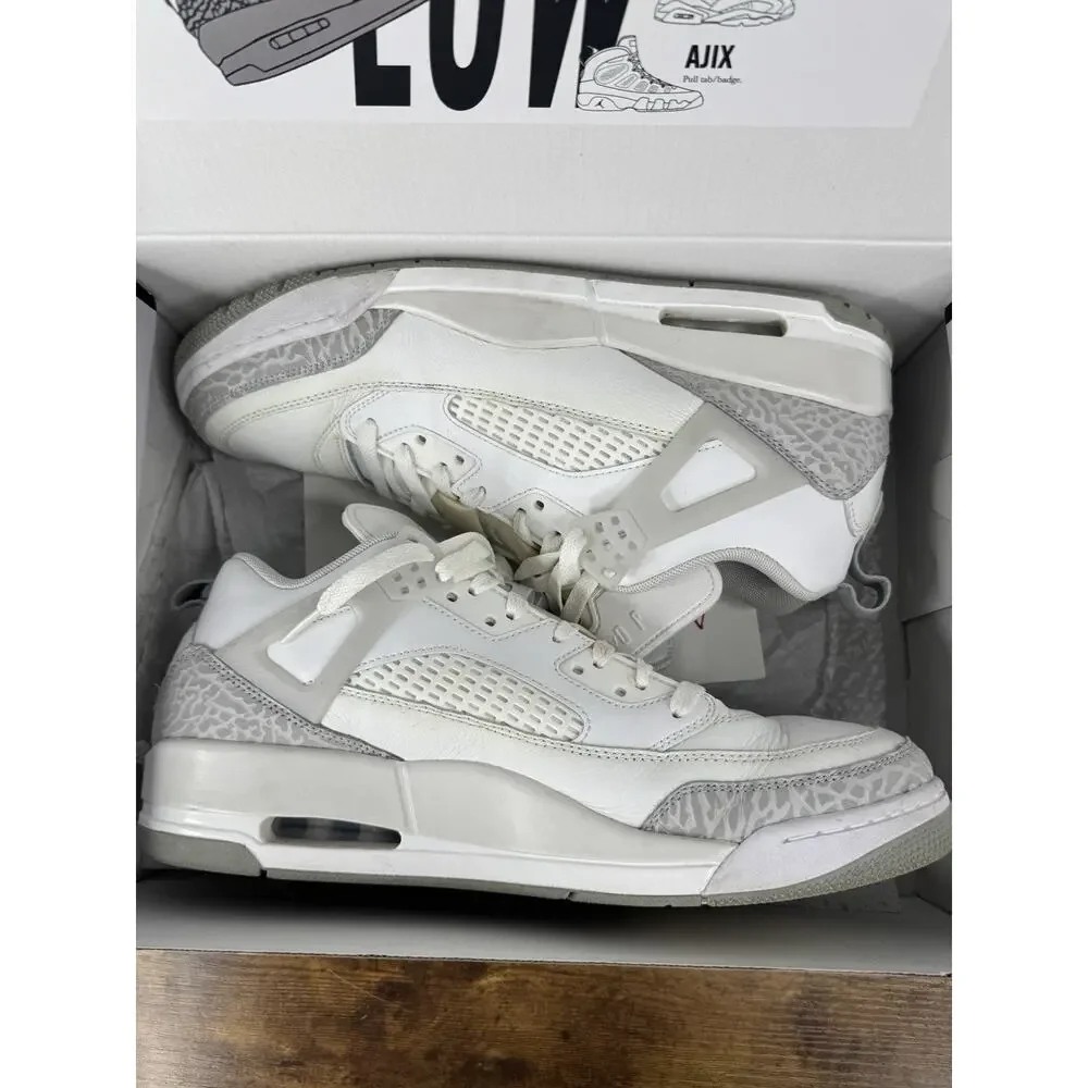 Size 12 - Jordan Spizike Low Summit White Photon Dust
